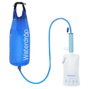 Waterdrop Gravity Filter Straw for Camping & Travel