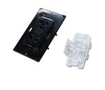 120V 15A Duplex Rv Receptacle - Black