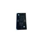 Black 120V 15A Single Receptacle - Wirecon