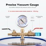 VIVOHOME 110V Vacuum Pump and AC Gauge Kit