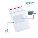 Minigrip Red Line Clear Reclosable Bags - 1000 Pack