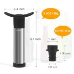 LIGTMAR Wine Saver Pump with 6 Stoppers