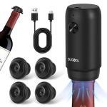 Rechargeable Electric Wine Saver Pump with Stoppers