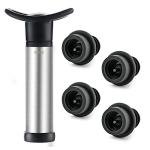 OWO Wine Saver Set with 4 Vacuum Stoppers