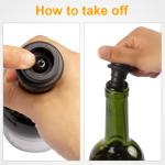 LIGTMAR Wine Saver Pump with 6 Stoppers