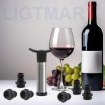 LIGTMAR Wine Saver Pump with 6 Stoppers