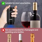 Rechargeable Electric Wine Saver Pump with Stoppers