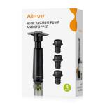 Aieve Wine Vacuum Pump with 4 Stoppers