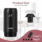 Rechargeable Electric Wine Saver Pump with Stoppers