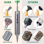 VIRALLOY No Clog Solder Sucker Tool with Nozzle