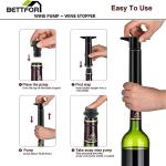 Wine Saver Pump with 4 Silicone Bottle Stoppers