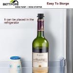 Wine Saver Pump with 4 Silicone Bottle Stoppers