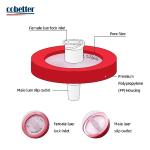 COBETTER 100 Pack Hydrophilic Syringe Filters, 33mm