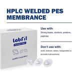 25mm PES Membrane Welded Syringe Filters, Pack of 20