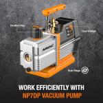 NAVAC NP7DP2 Dual-Stage Vacuum Pump Kit