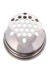 12 oz Cheese Shaker with Large Holes - Silver