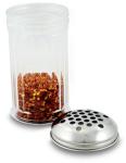 12 oz Cheese Shaker with Large Holes - Silver