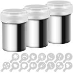 Stainless Steel Powder Shaker Set with Molds