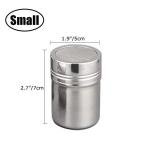 3-Piece Stainless Steel Powder Sugar Shaker Set