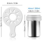 Stainless Steel Powder Shaker Set with Molds