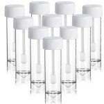 10PCS Clear Stool Specimen Collection Cups with Spoons