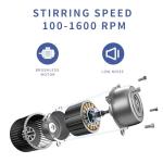 LACHOI 5.9" Magnetic Stirrer with LCD Display