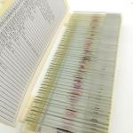 50-Piece Mixed Histology Prepared Microscope Slides Set