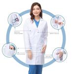 Women's Professional Long Sleeve Lab Coat - Large