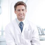 Men's Long Sleeve Poly Cotton Lab Coat - White