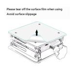 Stainless Steel Lab Jack with Rubber Pad 8"x8