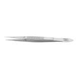 Stainless Steel Lab Forceps with Guide Pin, 4.5 in