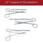 20-Piece Stainless Steel Dissection Kit Set