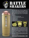Military-Themed Bullet Shaker Cup – 20 Oz