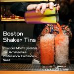 Stainless Steel 2-Piece Boston Cocktail Shaker Set