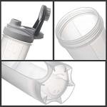 EYMPEU 2 Pack Leakproof 24oz Protein Shaker Bottles