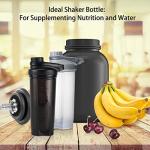 EYMPEU 2 Pack Leakproof 24oz Protein Shaker Bottles