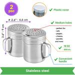 Stainless Steel Dredge Shaker Set - CUSINIUM