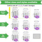 Stainless Steel Dredge Shaker Set - CUSINIUM