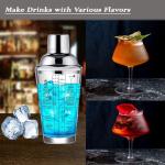 14oz Glass Cocktail Shaker with Built-in Strainer