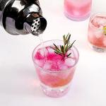 Gunmetal 24 oz Martini Cocktail Shaker with Strainer