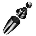 Gunmetal 24 oz Martini Cocktail Shaker with Strainer