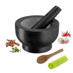 Granite Mortar and Pestle Set with Spoon