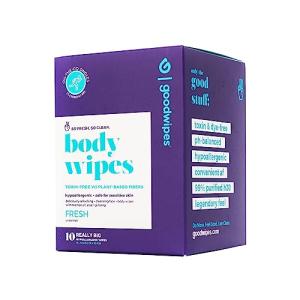 Goodwipes Aloe Body Wipes – Large Hypoallergenic Wipes