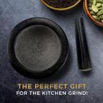 Granite Mortar and Pestle Set with Spoon