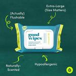 Flushable Plant-Based Wipes - Aloe, 240 Count