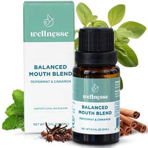 Organic Mouthwash with Peppermint & Cinnamon Oils