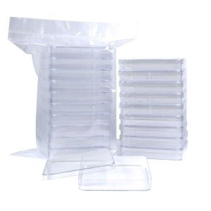 Sterile Square Polystyrene Petri Dishes, 10 Pack