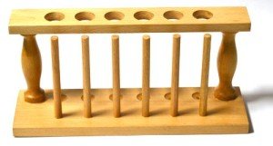 EISCO Wooden Test Tube Rack with 6 Holes