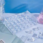 24-Socket Clear Acrylic Test Tube Rack