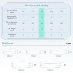 90mm Glass Petri Dishes with Lids - 5 Pack